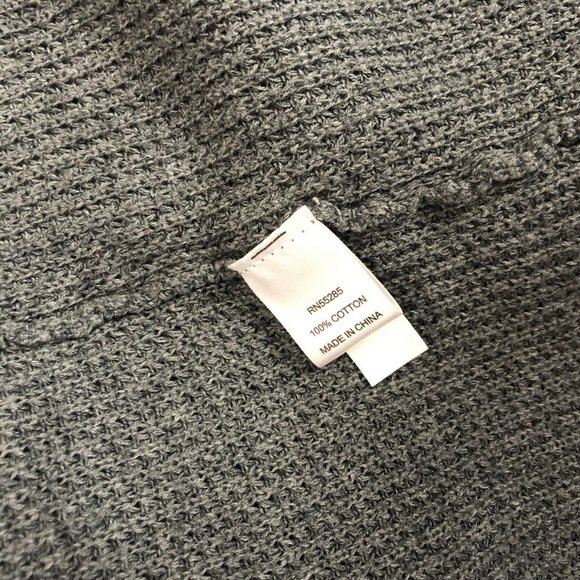 Express Waffle Knit Draped Cardigan Size XS Gray - Picture 6 of 6